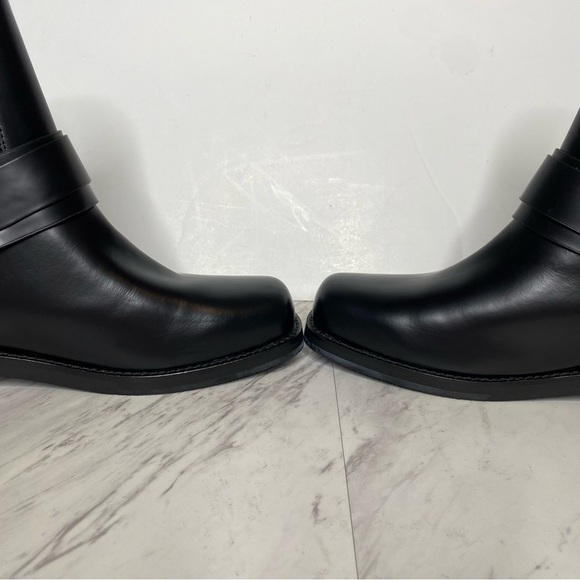 Marc Fisher Mizzie Black Harness Square Toe Boot 8 1/2 M - Picture 6 of 14